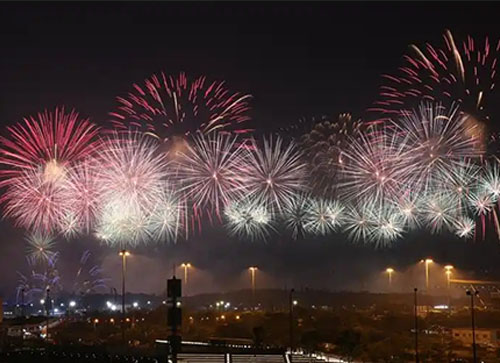 阳高县焰火晚会